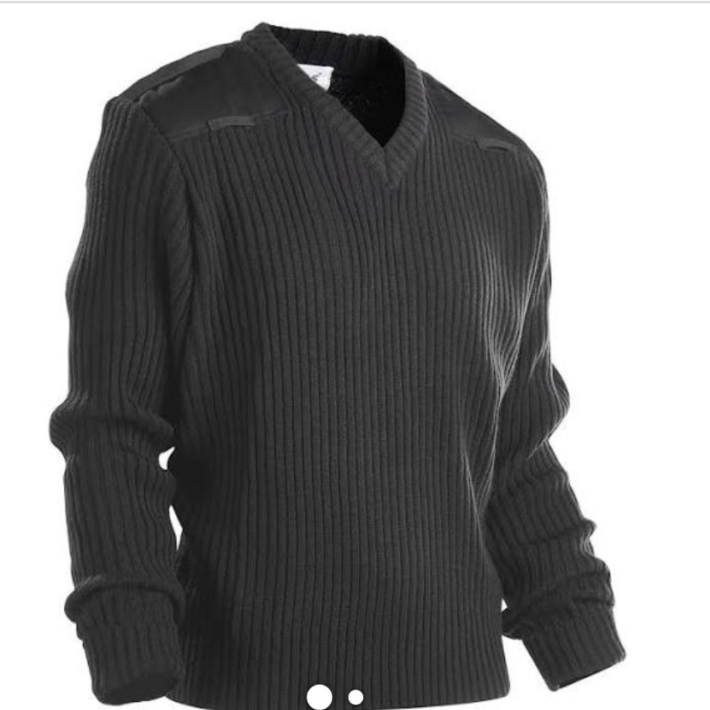 Citadel military sweater virgin wool